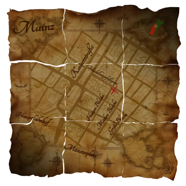 Cafe Portugal Schatzkarte