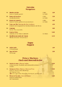 Speisekarte Seite 2